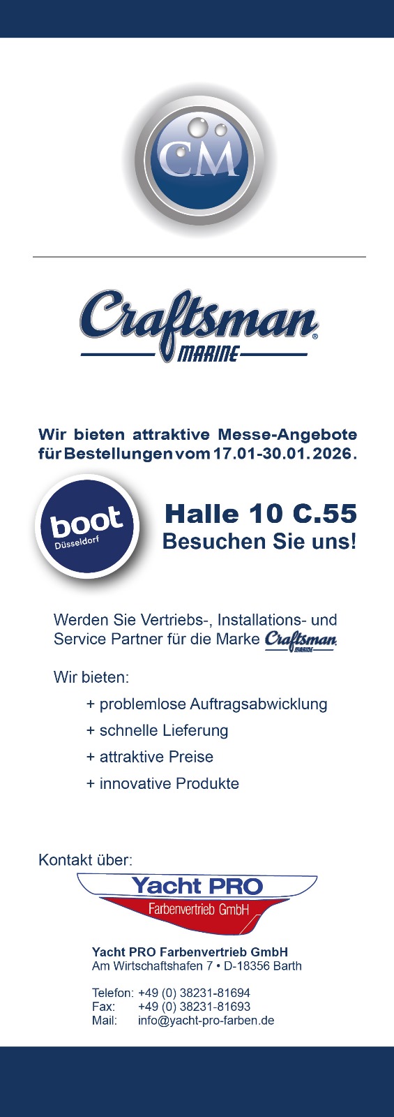 Yacht Pro Farben Flyer